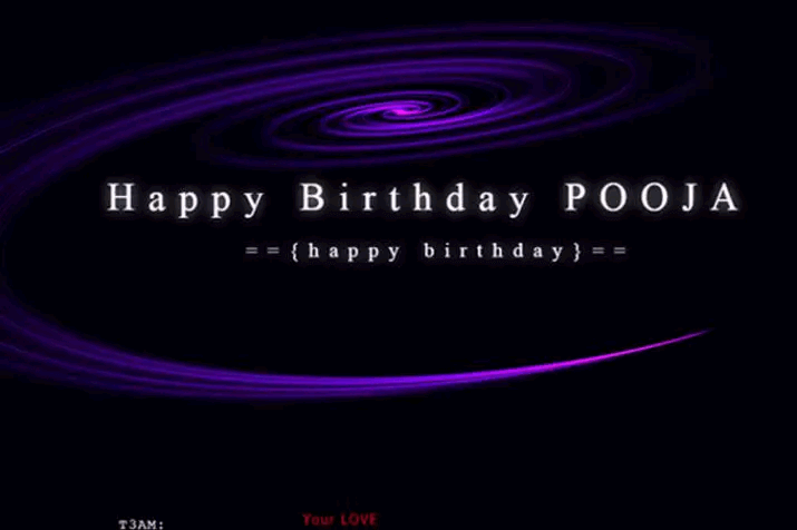 happy birthday pooja